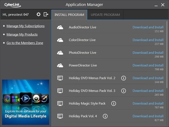 cyberlink director suite live1