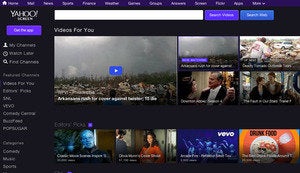 yahoo screen