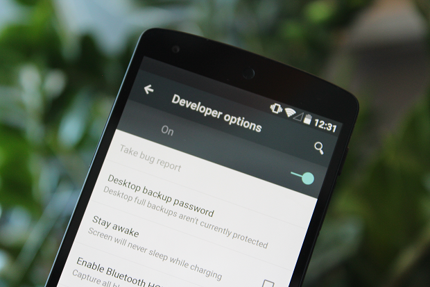 developer options nexus 5