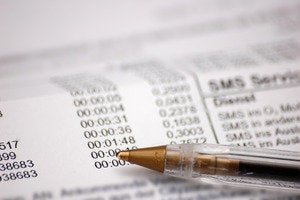 phone bill shutterstock