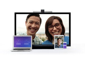 Highfive device ecosystem white videoconferencing