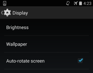 screen rotation