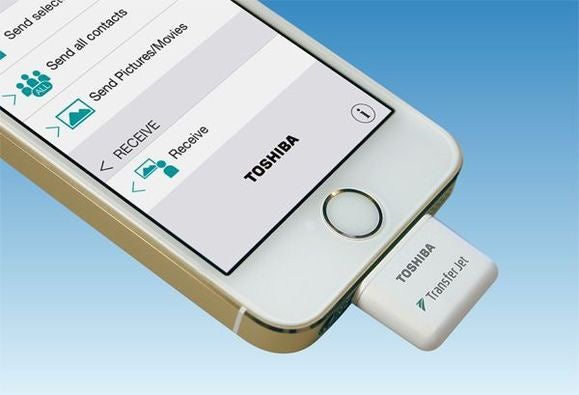 toshiba iphone transferjet