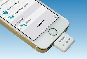 toshiba iphone transferjet