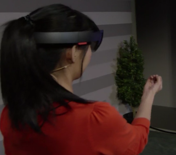 She could soon be trying a Lenovo version of HoloLens