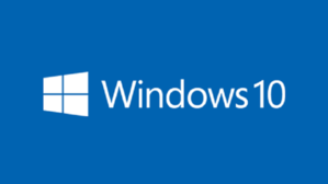 windows 10 logo blue