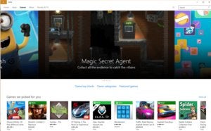 windows 10 store games