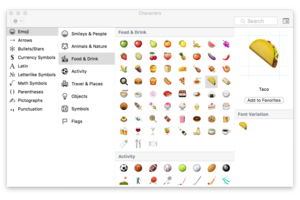 osx emojis