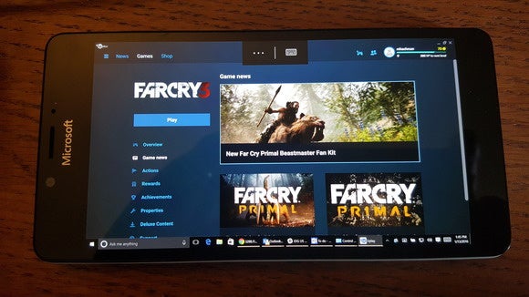 Windows 10 Mobile remote desktop