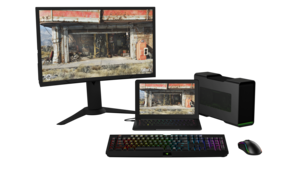 Razer Core with Razer Blade Stealth