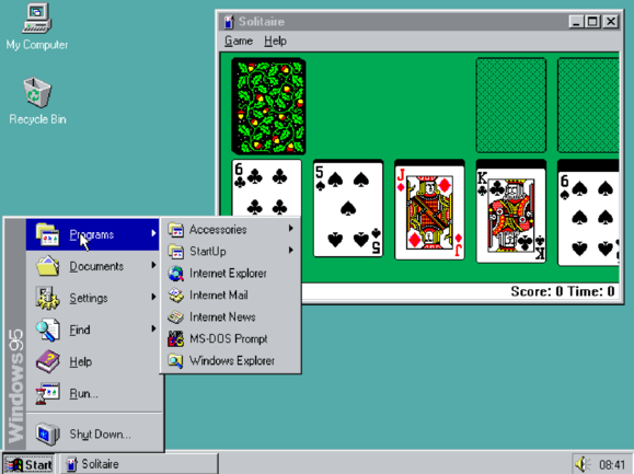 Windows 95 Spiele