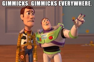 the list gimmicks