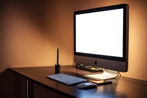 imac blank screen stock