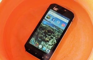 cat s60 submerged in water