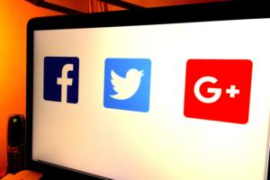facebook twitter google plus social media logos